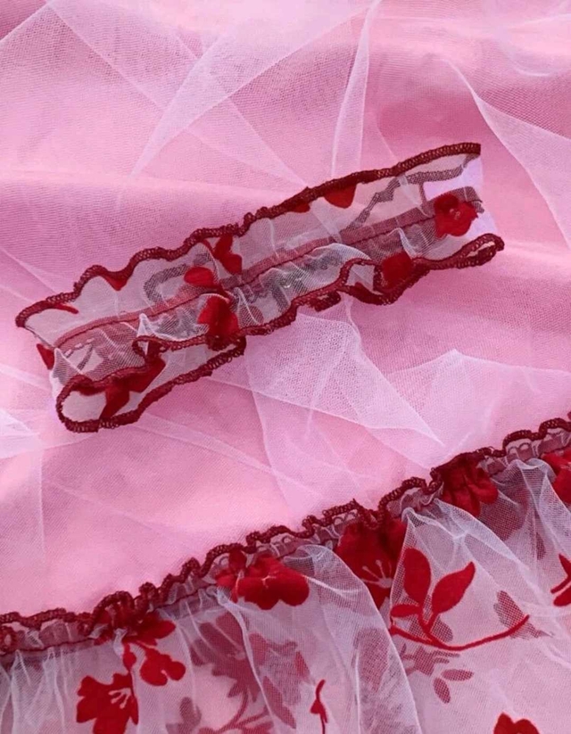 طقم ملابس داخلي طباعة الأزهار3