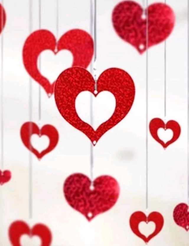 زخارف شماعات قلب طقم واحد3