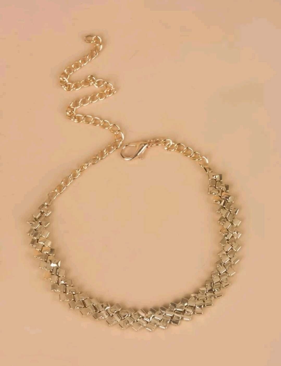 خلخال سلسلة بديكور حجر الراين3