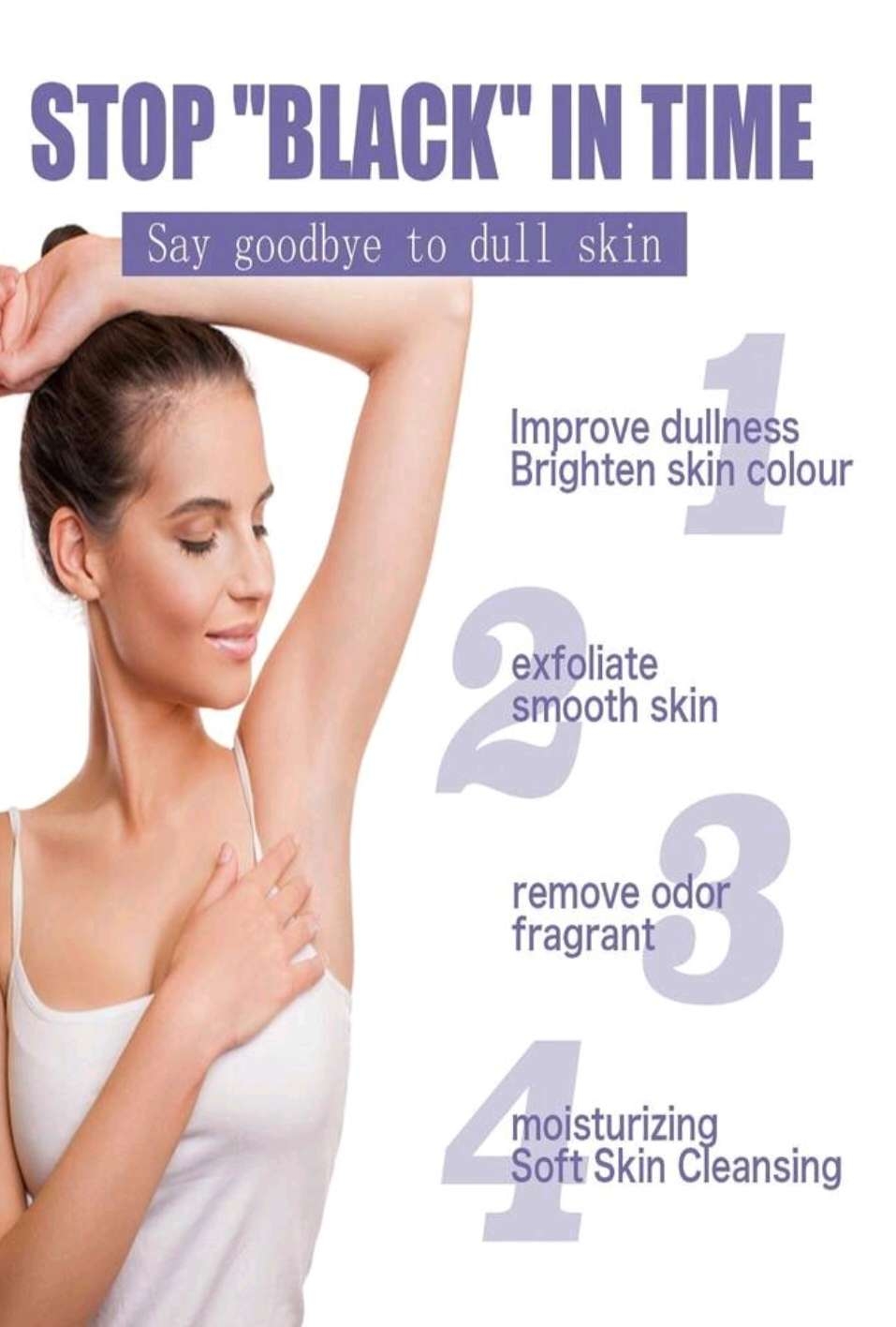 تبييض عصا جلد , مضاد للعرق6