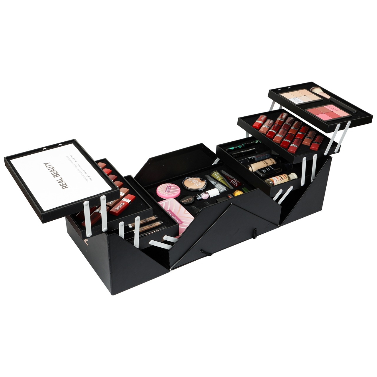 طقم مكياج كامل ريل بيوتي اسود