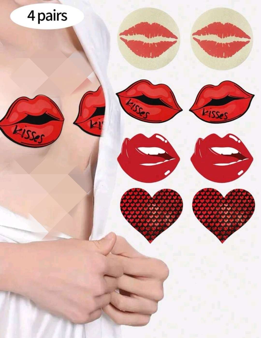 اربع أزواج من غطاء الحلمة1