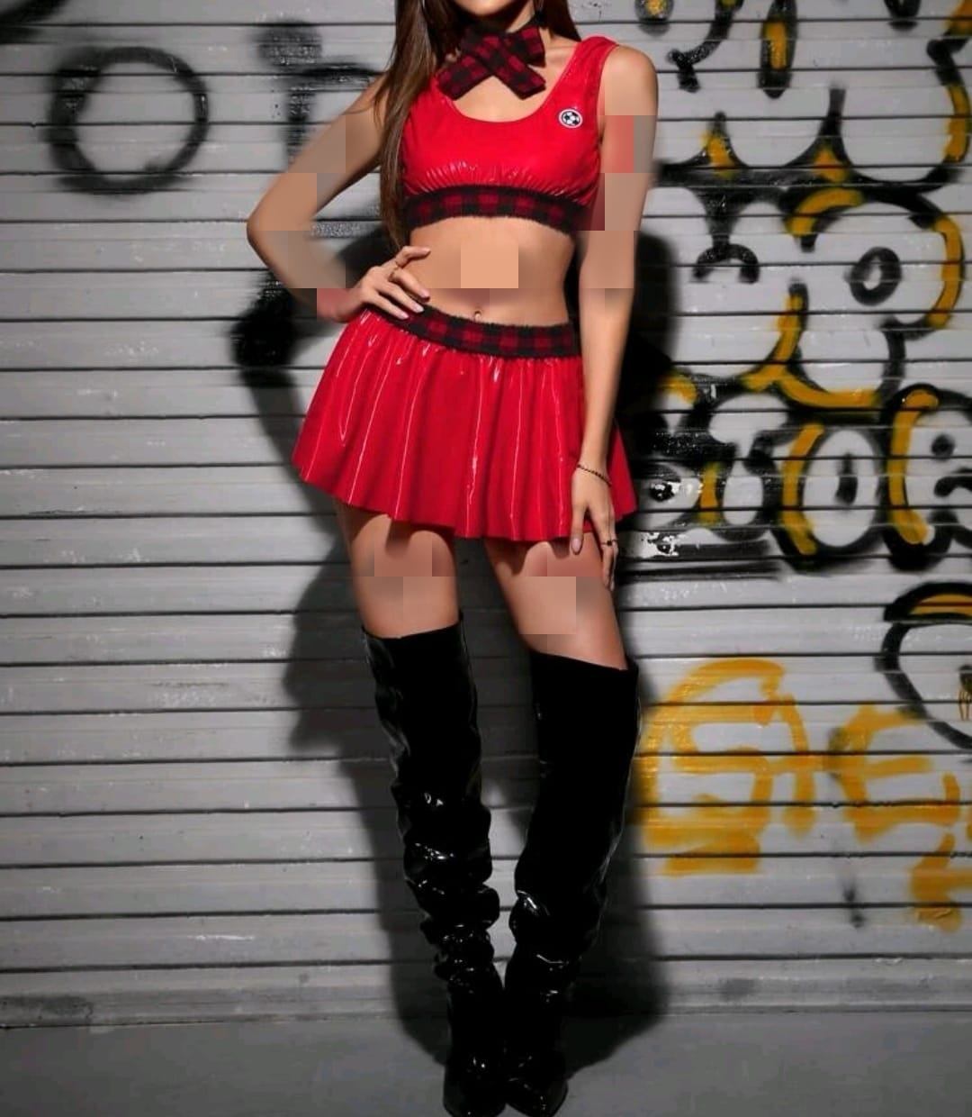 زي تشجيع جلد صناعي 1