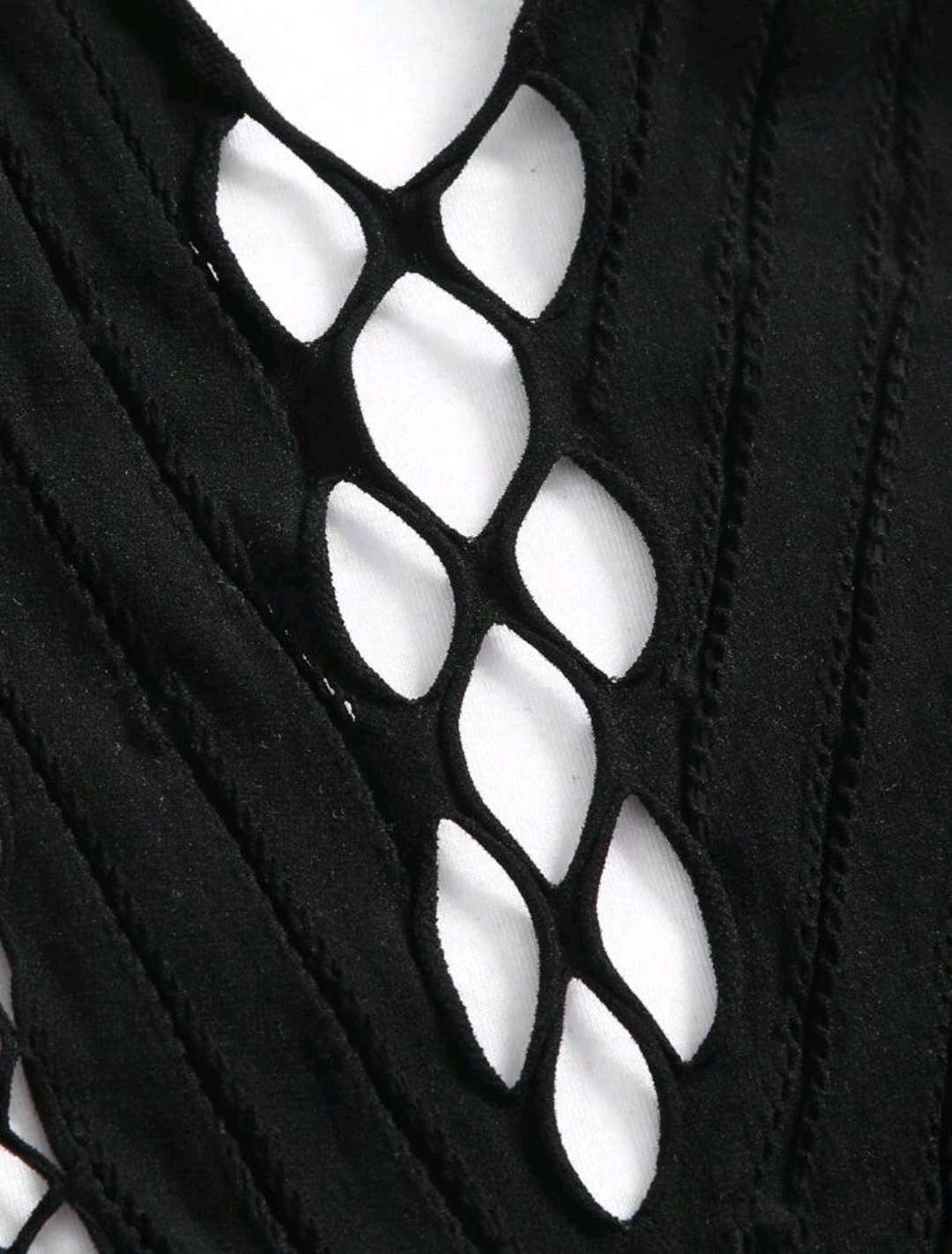 فستان برسن قص مجوف بدون منطن3 فستان برسن قص مجوف بدون منطن3